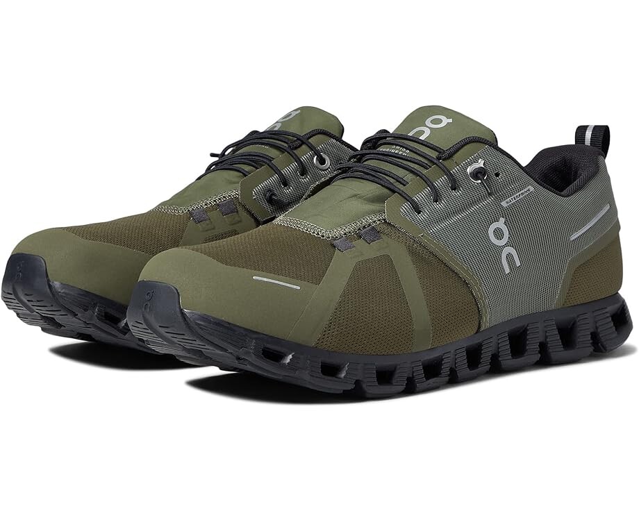 

Кроссовки On Cloud 5 Waterproof, цвет Olive/Black