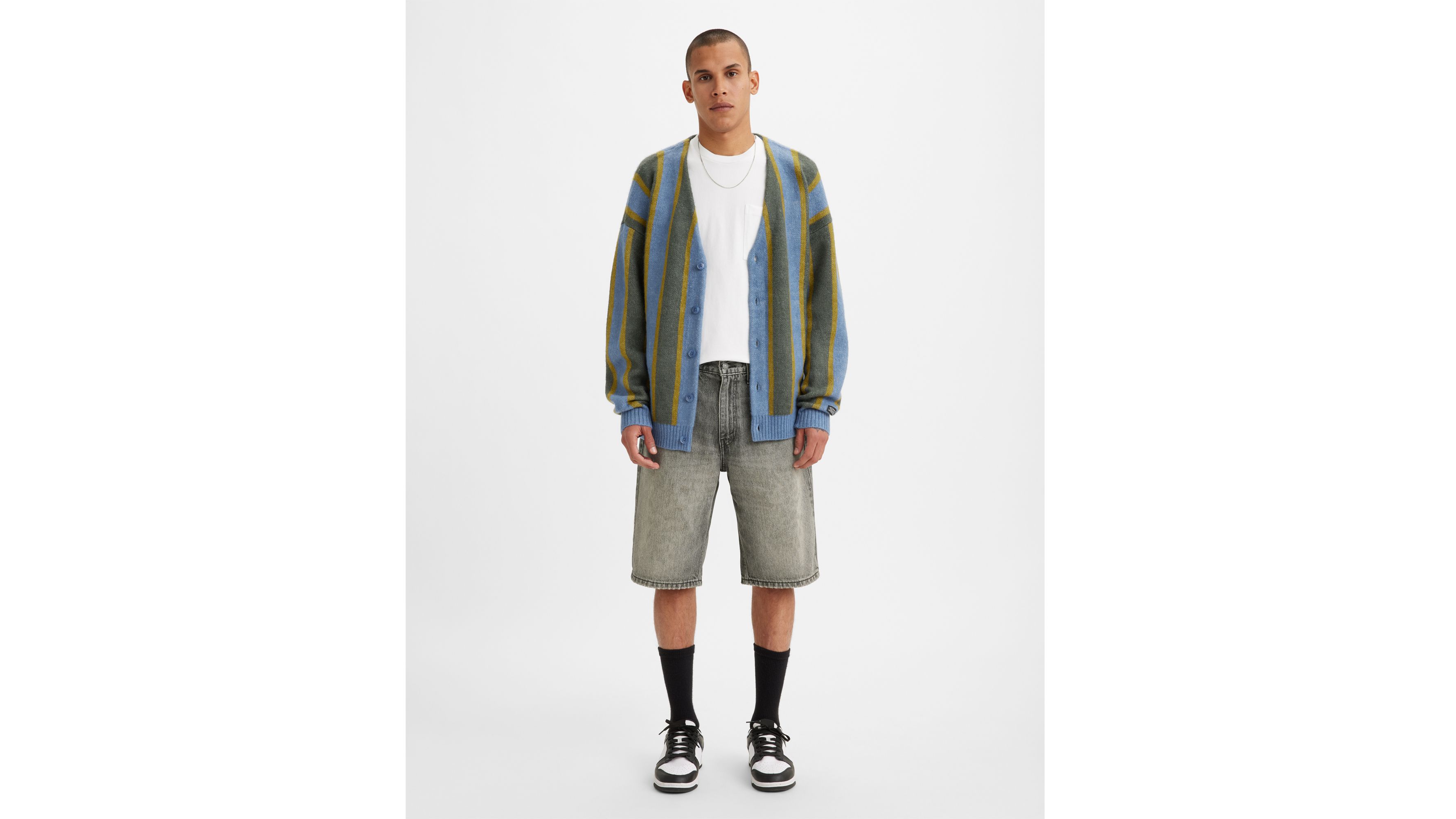 

469 Свободные мужские шорты 12 дюймов Levi's, цвет A Look Back - Grey