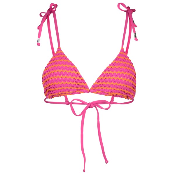 

Женский сетчатый трикотажный верх бикини Seafolly, розовый