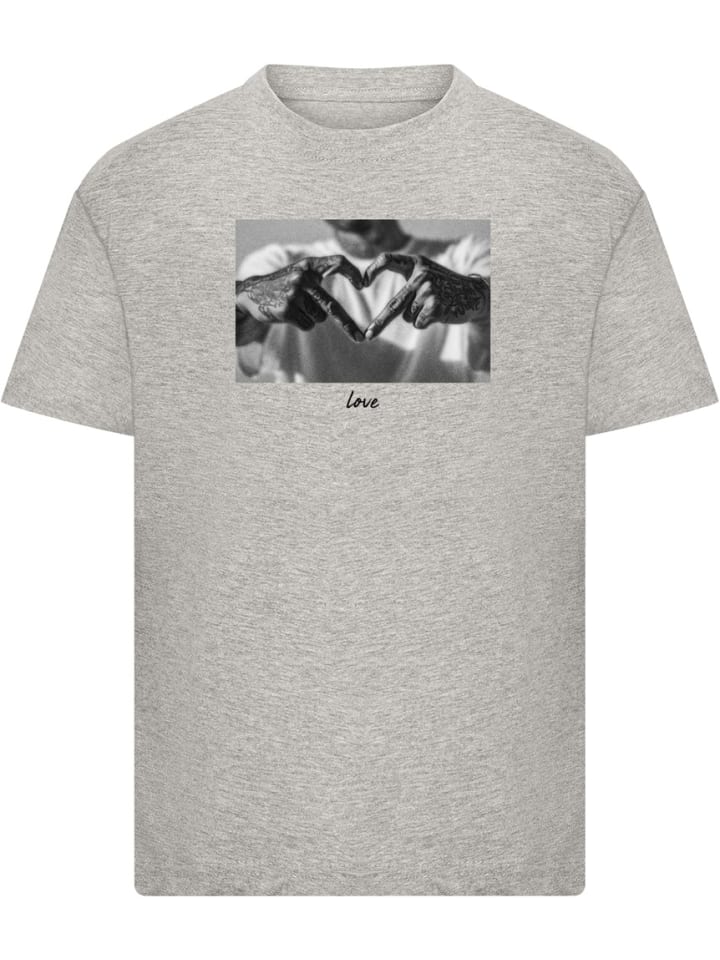 

Футболка Kids Heart Sign Tee серого цвета Mister Tee, Серый, Футболка Kids Heart Sign Tee серого цвета Mister Tee