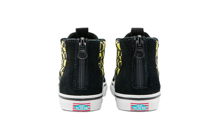 Кеды Vans Where's Waldo? x SK8-HI Zip Toddler 'Odlaw', черный — фото 4