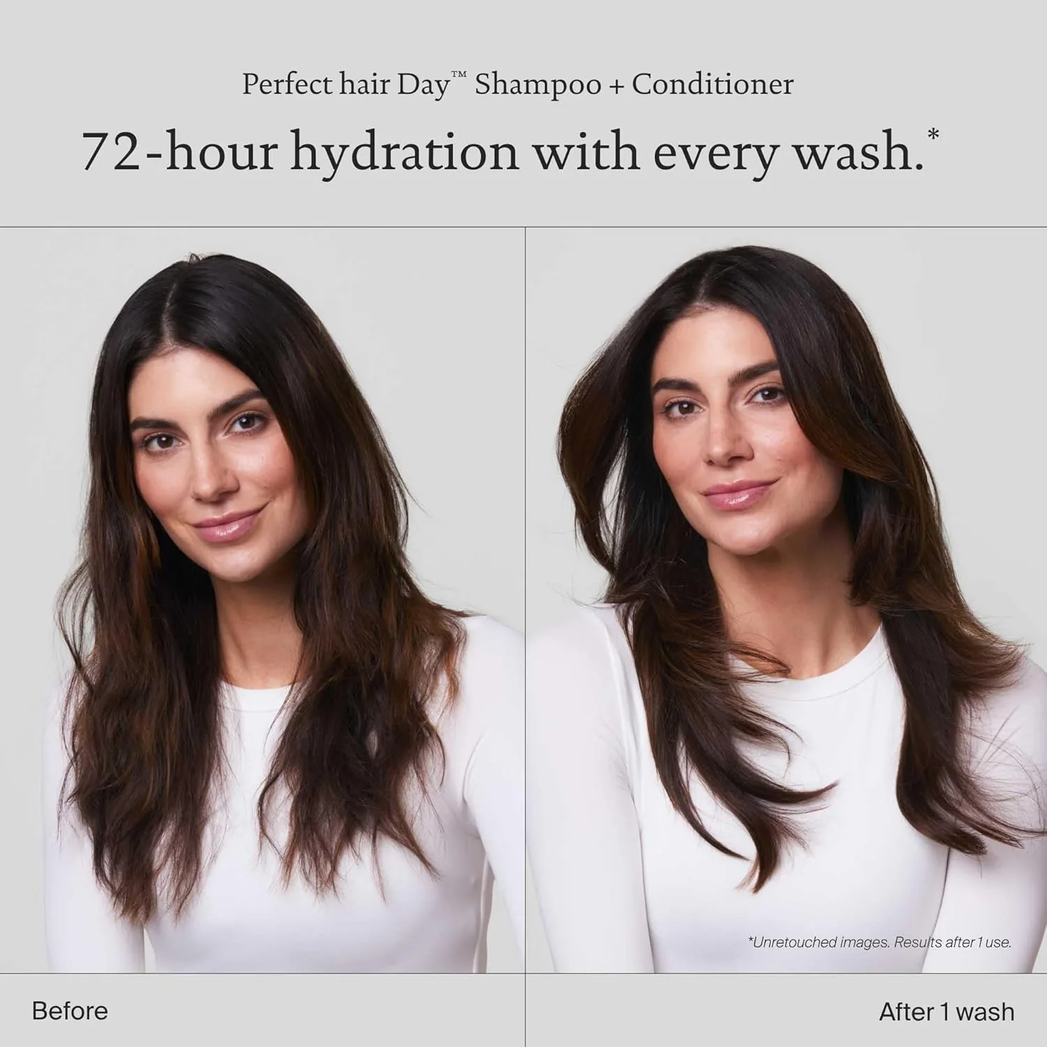 Набор Living Proof Perfect Hair Day Shampoo & Conditioner Duo: увлажняющий шампунь и кондиционер для женщин, бережно очищает и придает блеск. — фото 2