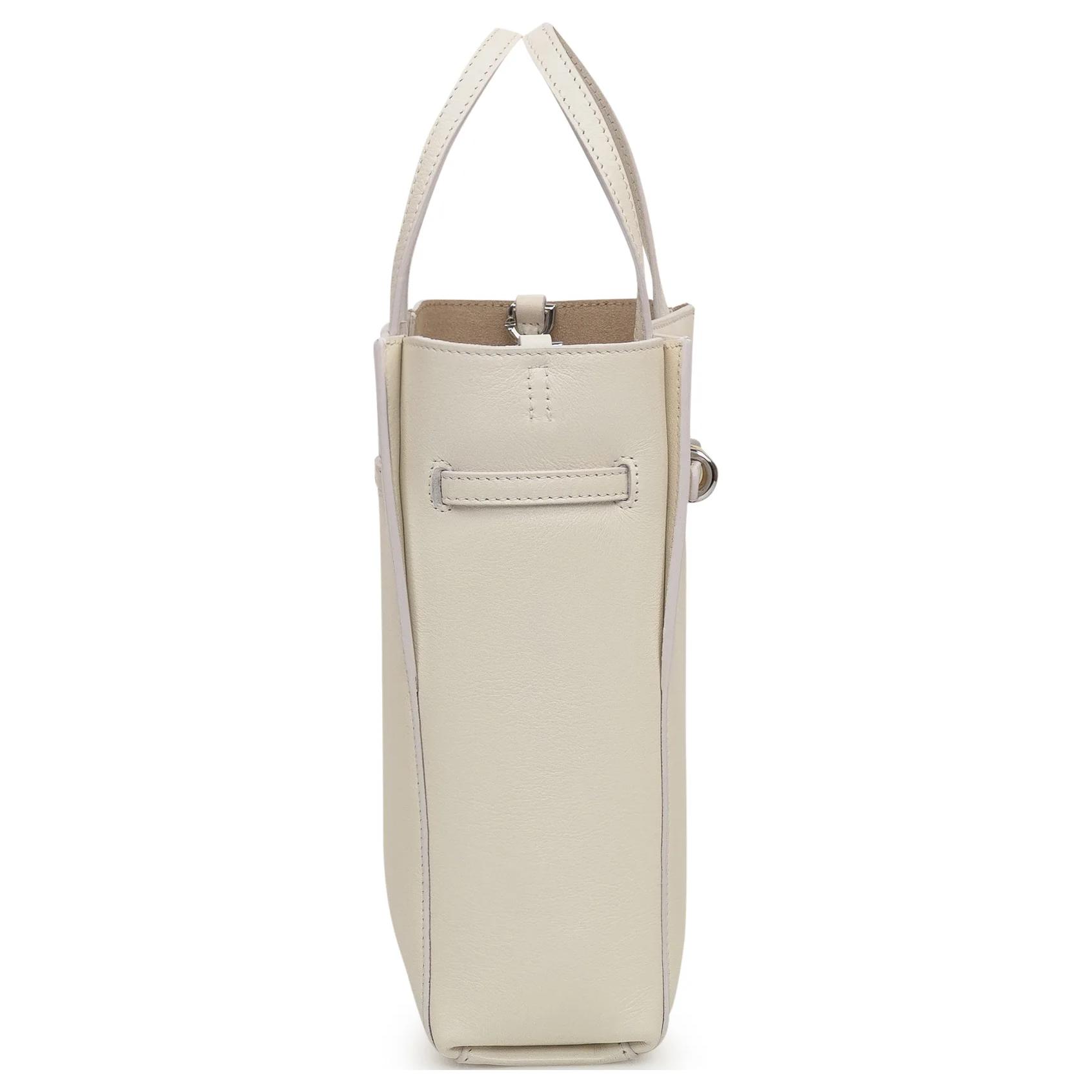 Givenchy Сумка Voyou Calfskin, шоппер, мини-сумка женская Ivory — фото 3