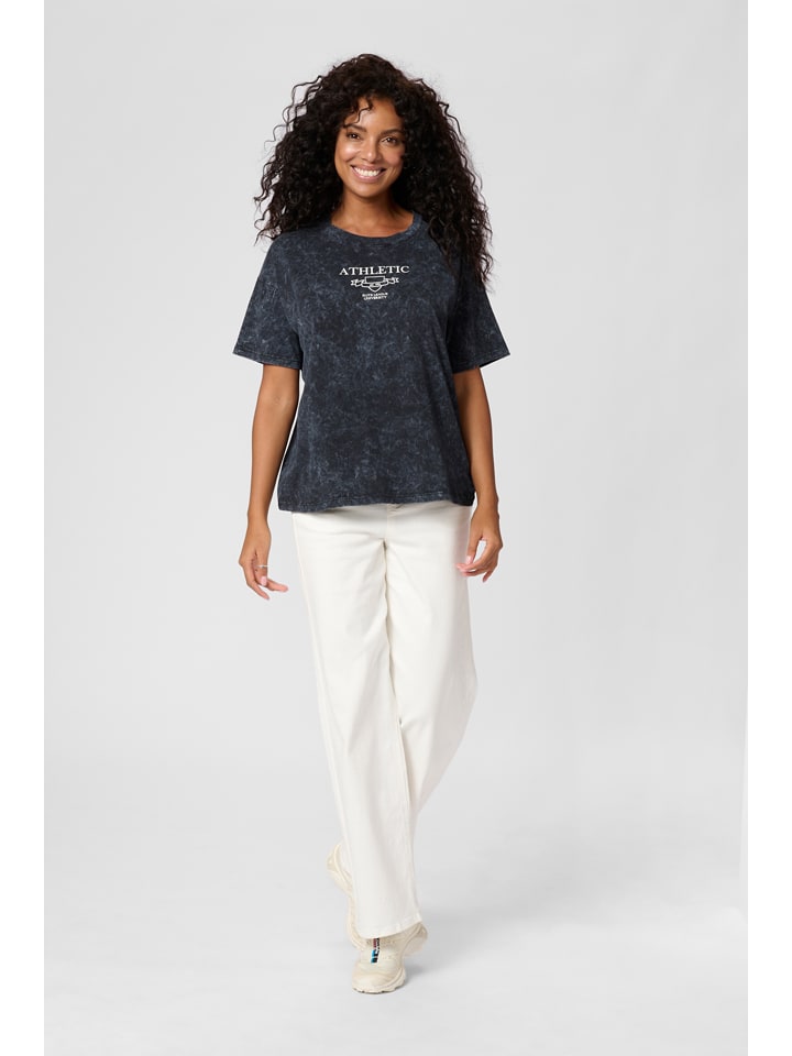 

Kaffe Футболка антрацитового цвета, Черный, Kaffe Футболка антрацитового цвета