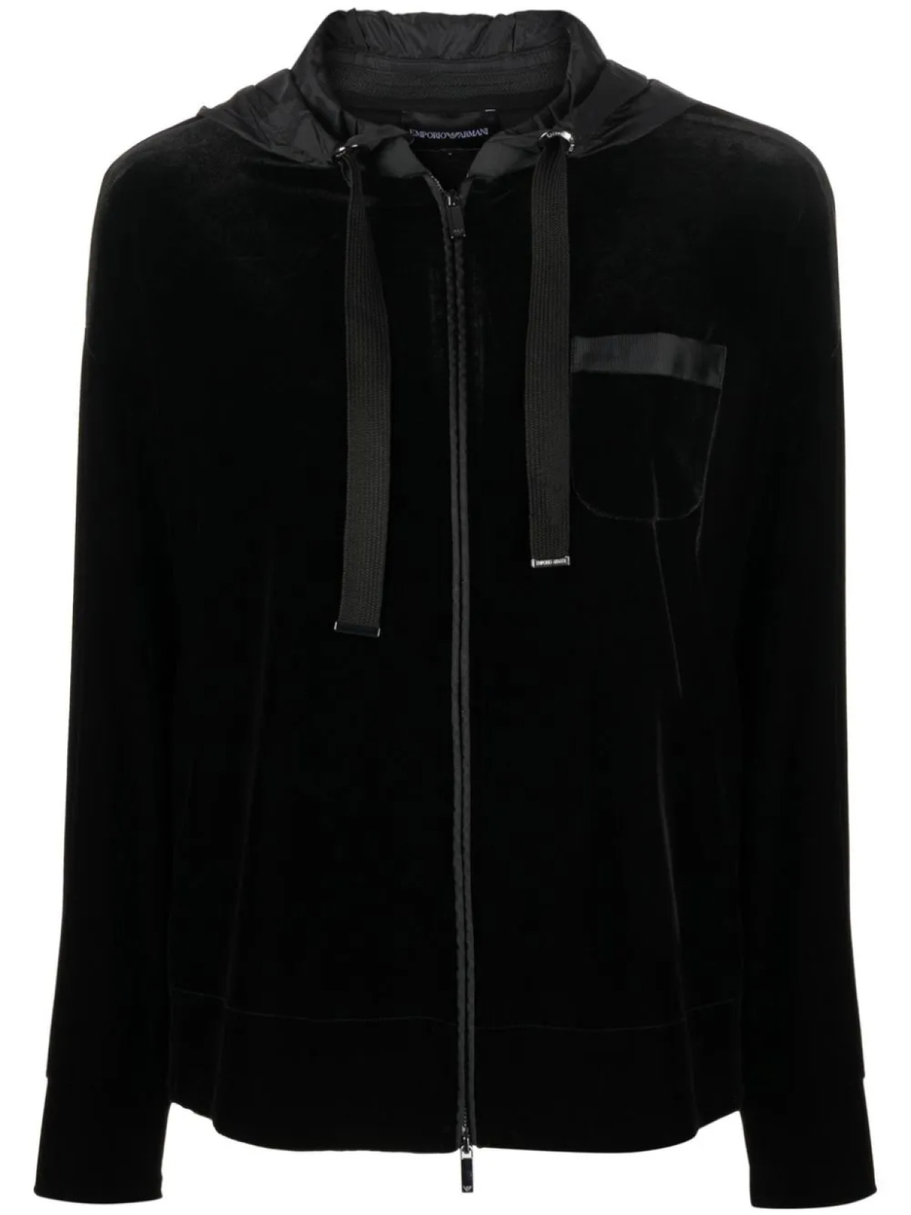 

Emporio Armani куртка на молнии с капюшоном, черный