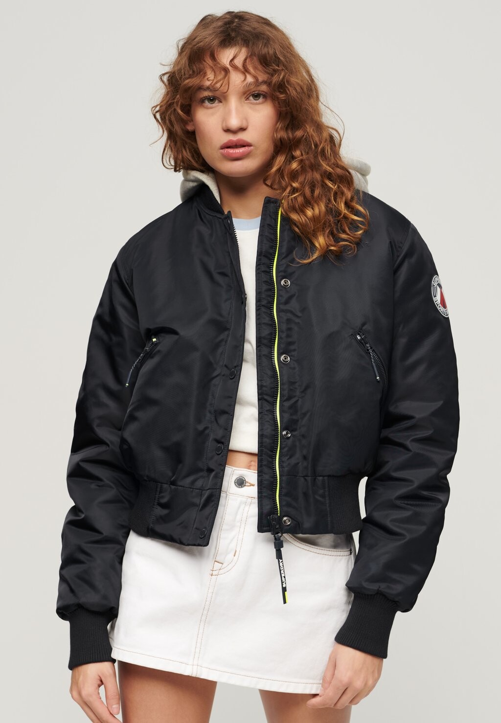 

Куртка-бомбер Superdry, цвет eclipse navy