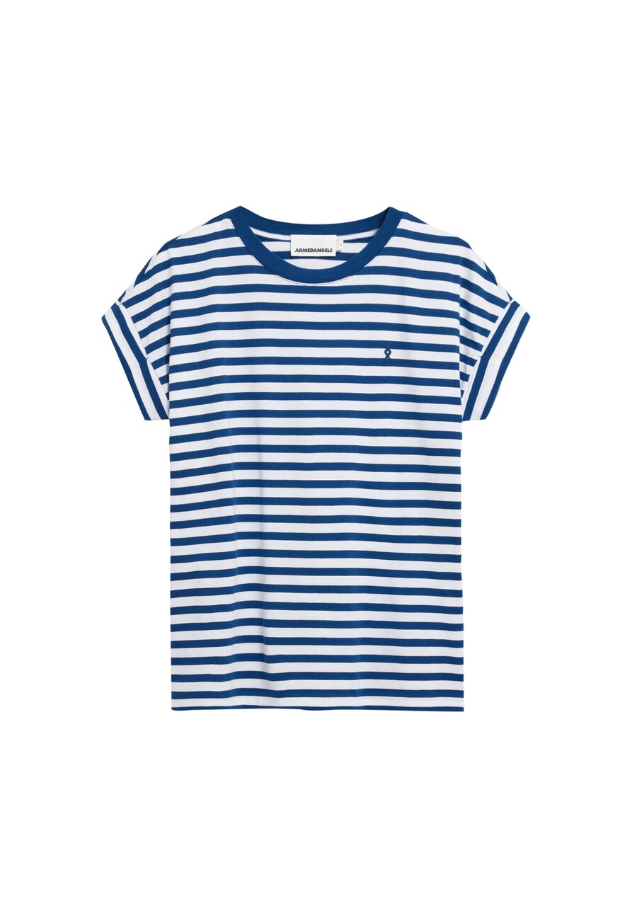 

Футболка ARMEDANGELS Shirt IDAARA STRIPES, белый