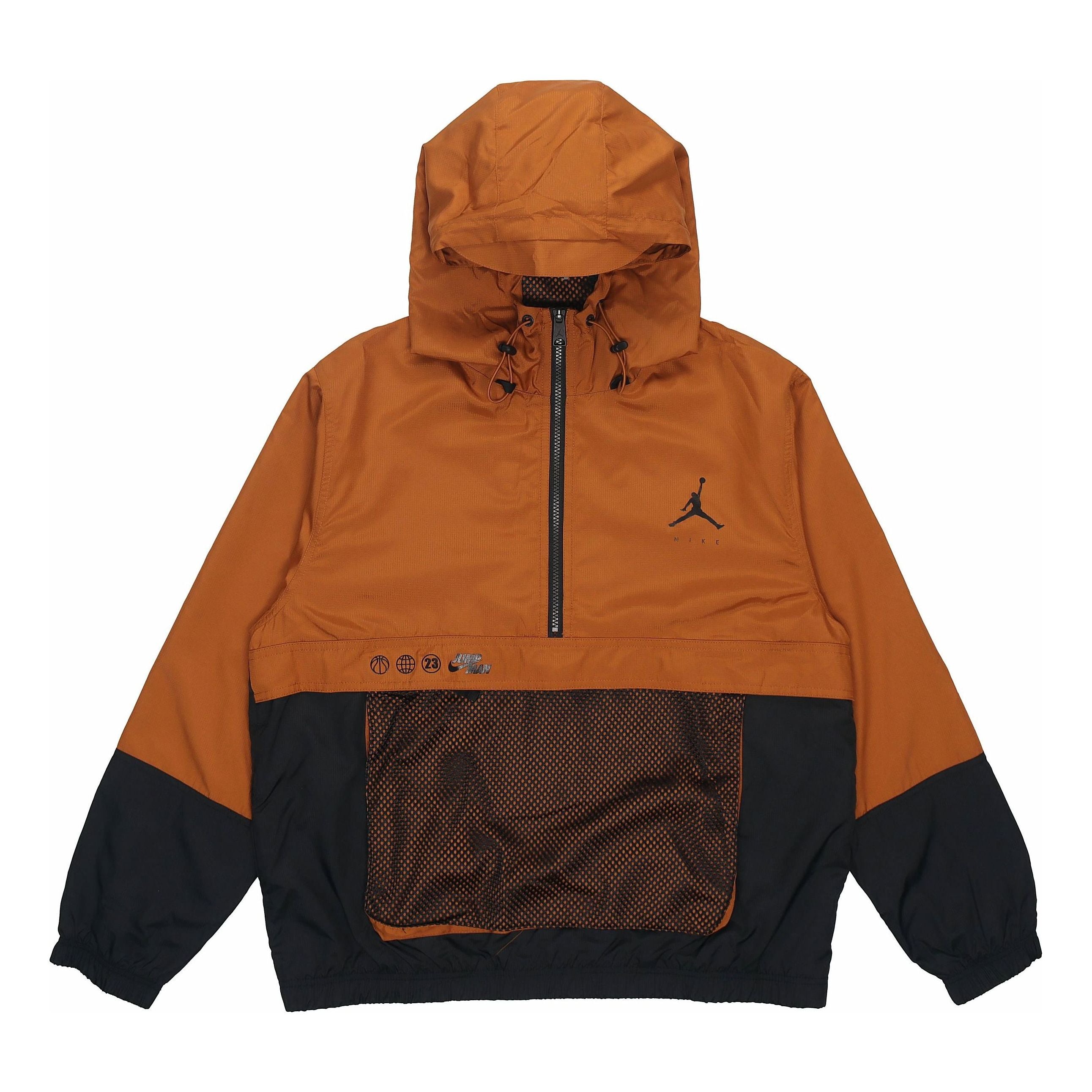 

Куртка Air Jordan SS22 Half Zipper Breathable Knit Hooded Jacket Brown DJ0247-241