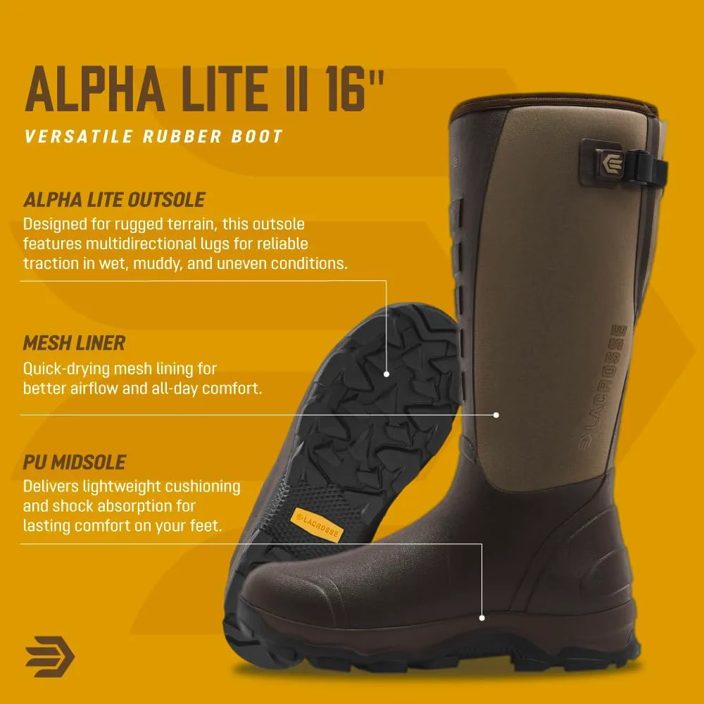 Мужские водонепроницаемые утепленные ботинки LaCrosse Alpha Lite II CW - прочная, легкая и комфортная обувь для активного отдыха — фото 3