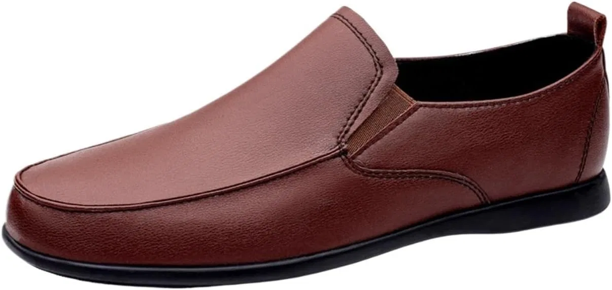 Лоферы мужские на плоской подошве, Brown DHFIRUFSHLO