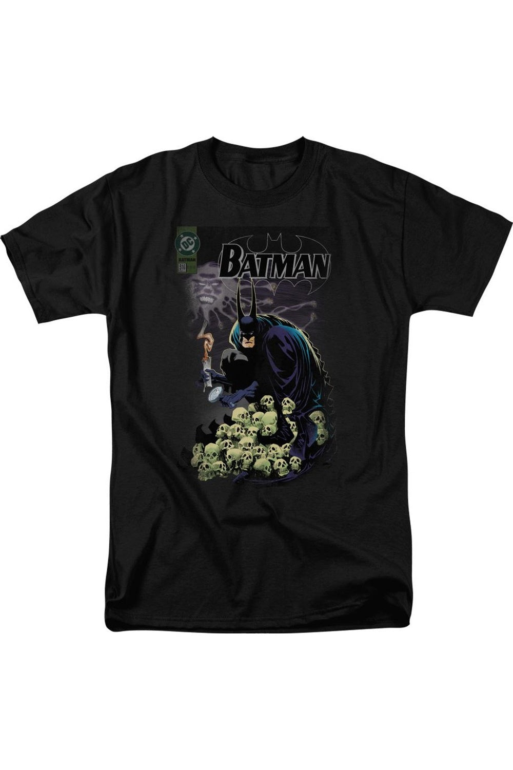 

Футболка Batman Cover #516 с коротким рукавом для взрослых Gildan, черный