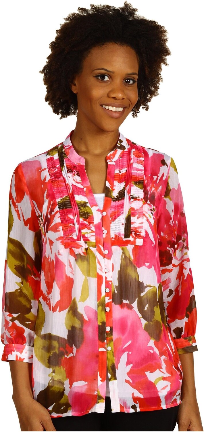 

Туника Jones New York Floral Tunic, разноцветный
