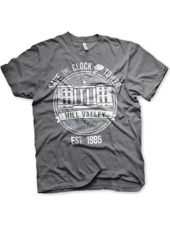 

Футболка серого цвета Back To The Future, Серый, Футболка серого цвета Back To The Future