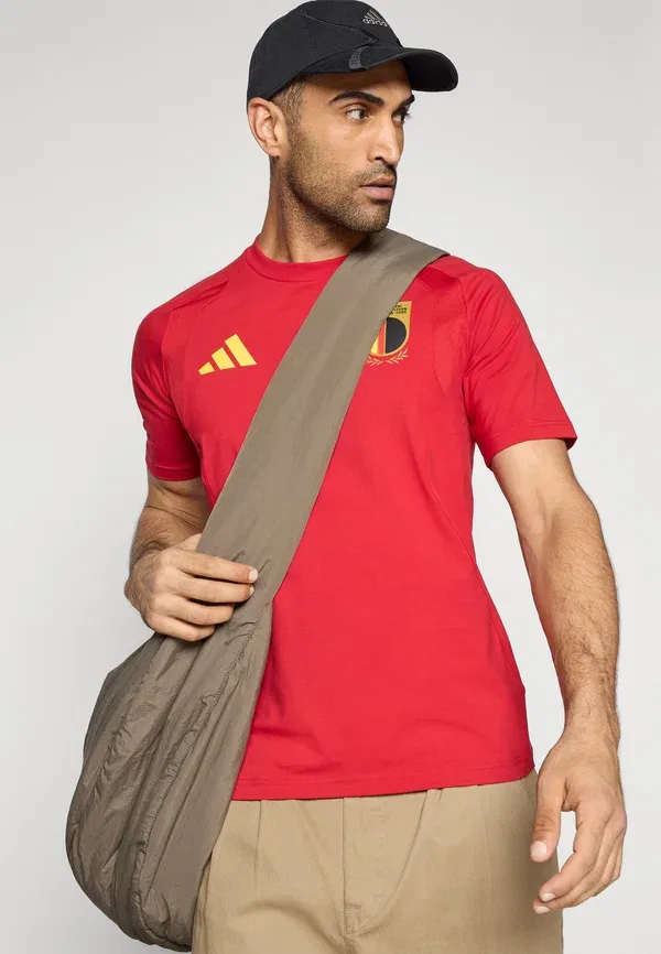 Футболка Adidas Performance Belgium Tiro Tech National Team Wear, командный красный — фото 4
