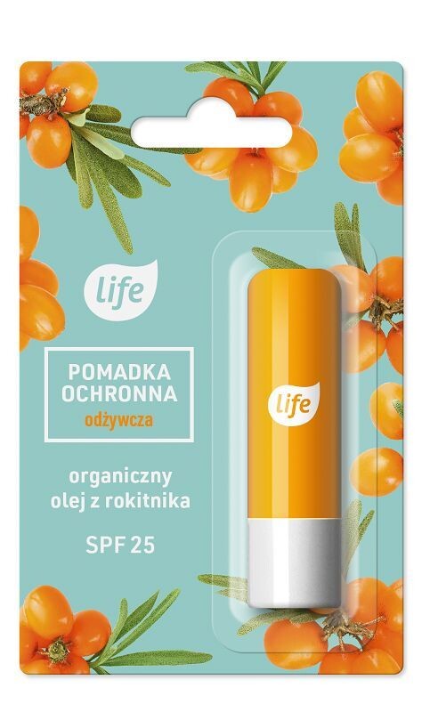 

Life Organiczny Olej z Rokitnika защитная помада для губ, 4.9 g