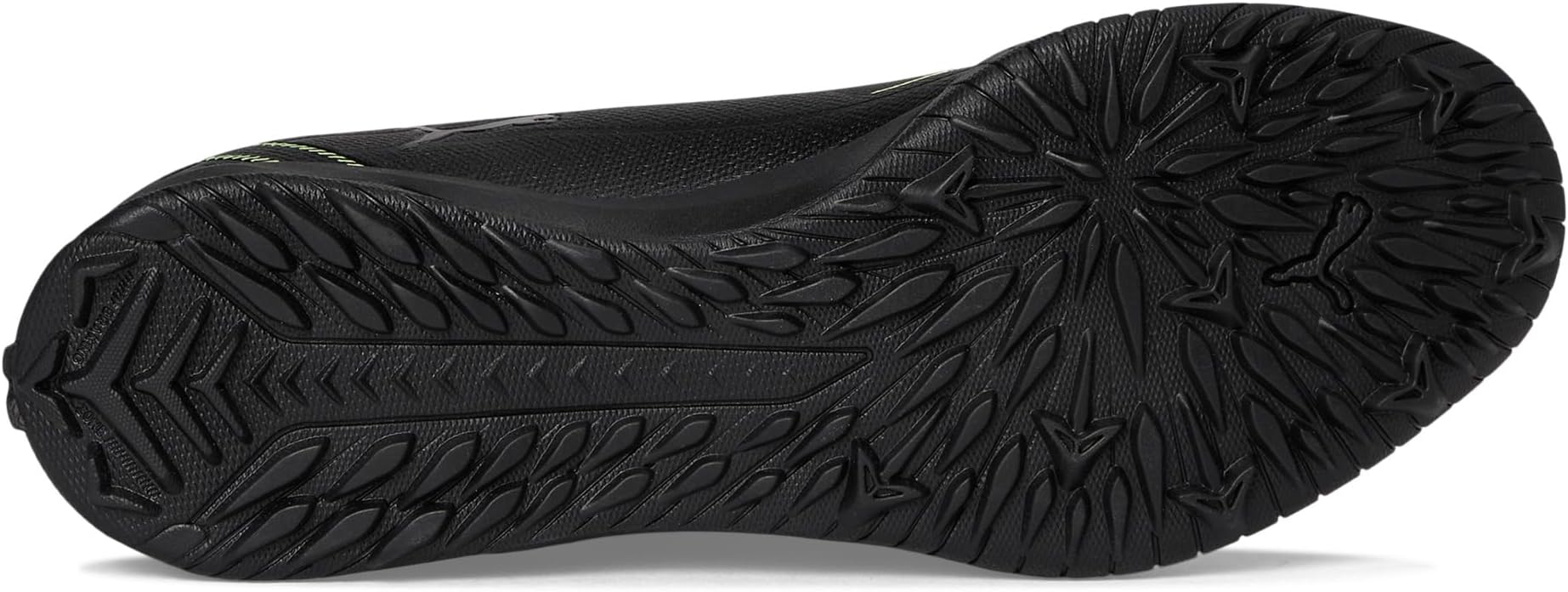 Кроссовки PUMA Ultra 6 Play Turf Trainer Soccer Cleats, цвет Black/Fizzy Light/Green Terrain — фото 3