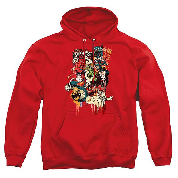 

Толстовка с капюшоном Dc comics dripping characters adult Licensed Character