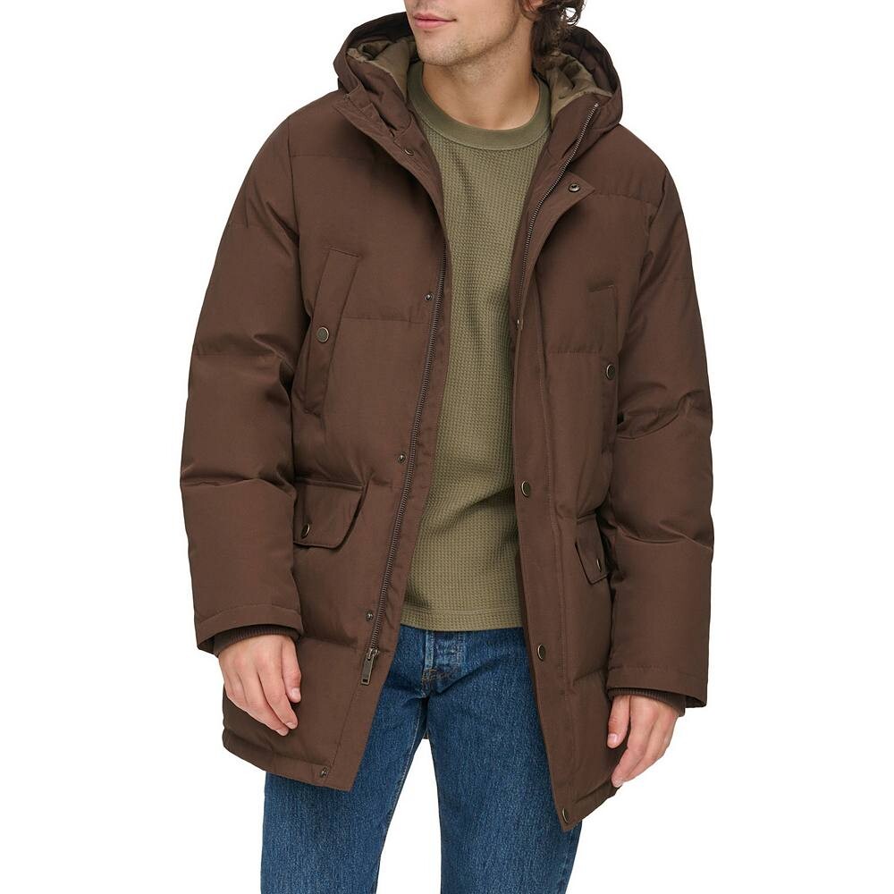 

Мужская парка Dockers Arctic Cloth Heavyweight Performance с капюшоном, коричневый