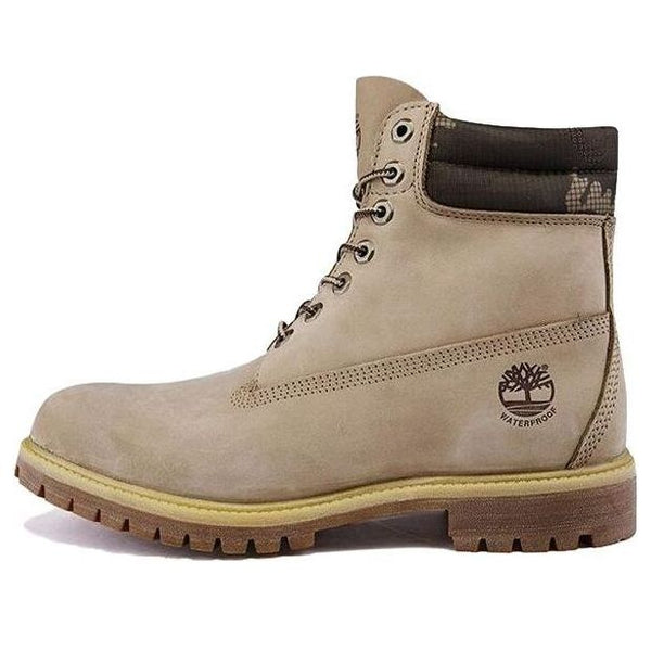 

Кроссовки 6 inch premium waterproof wide-fit boots 'off white nubuck' Timberland, белый