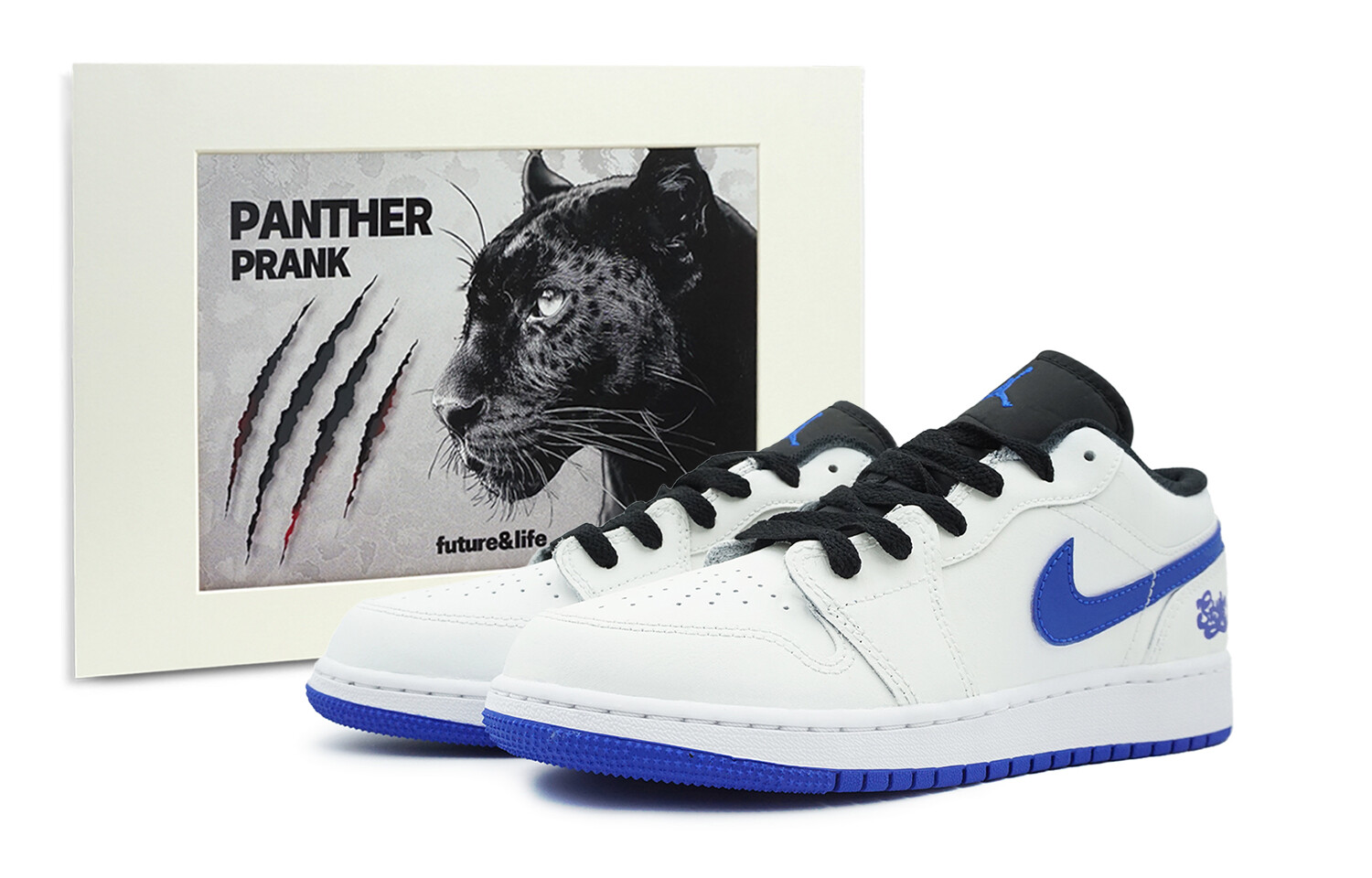 

Баскетбольные кроссовки Air 1 для детей, начальная школа Jordan, белый