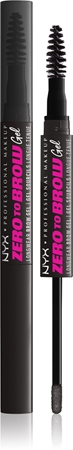 

Гель для бровей с аппликатором NYX Professional Makeup Zero To Brow Gel, 08 Black 2 ml