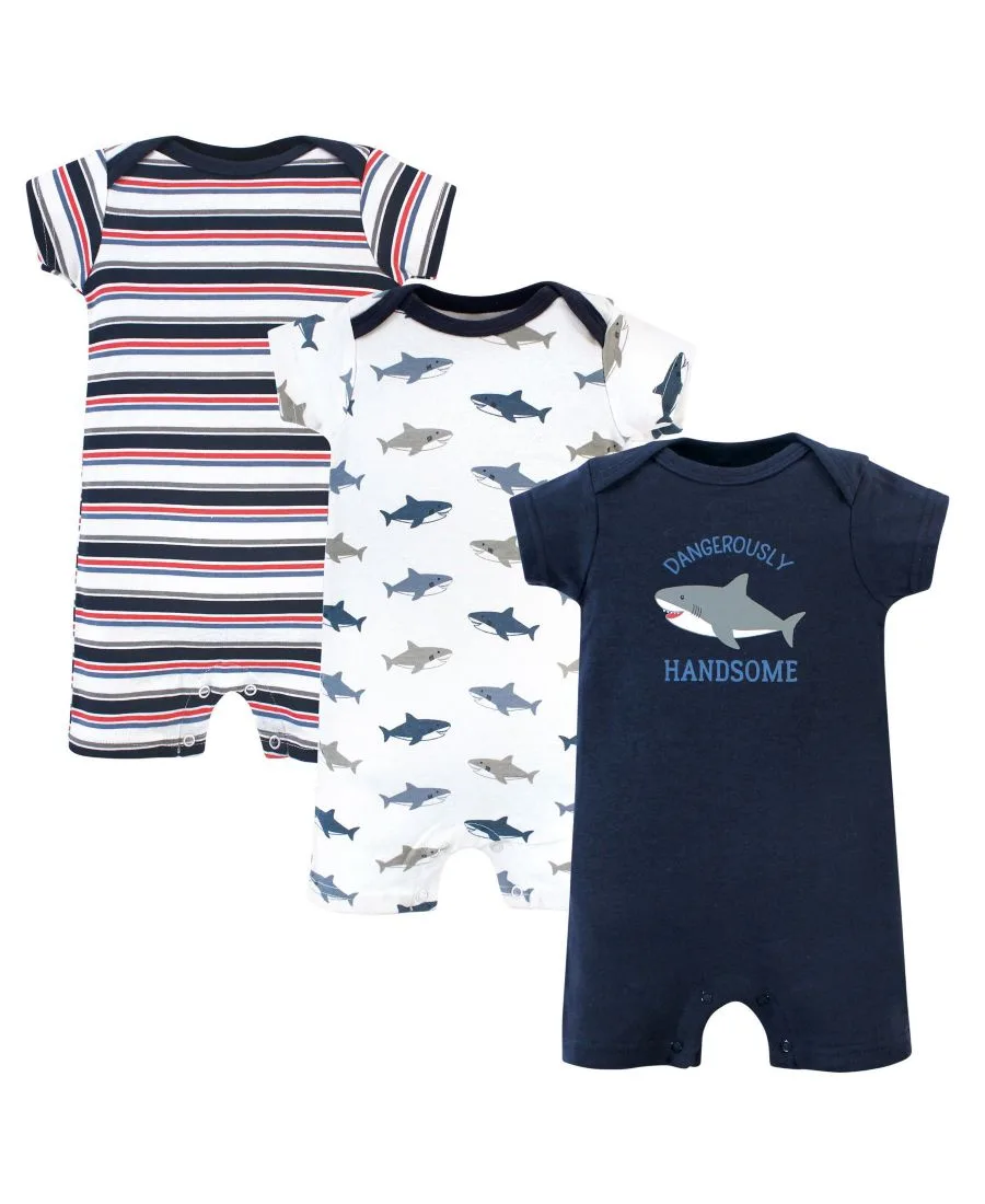 Мягкие хлопковые комбинезоны Hudson Baby, Shark