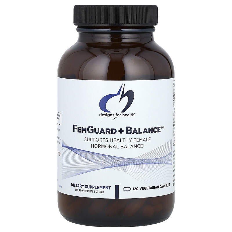 

Designs For Health, FemGuard + Balance, 120 Vegetarian Capsules