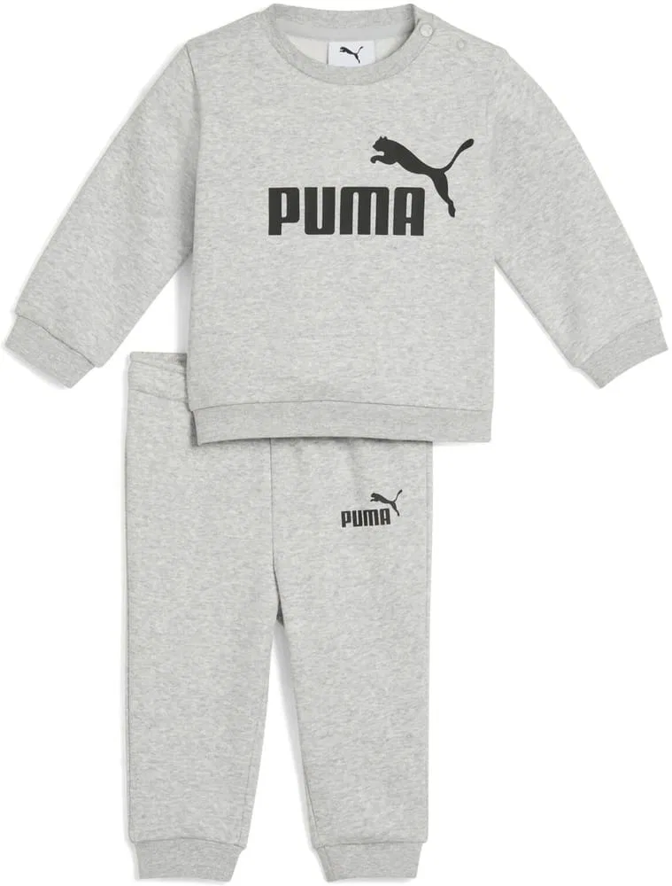 Спортивный костюм с принтом MINICatS ESS Crew Set FL INF Puma, серый