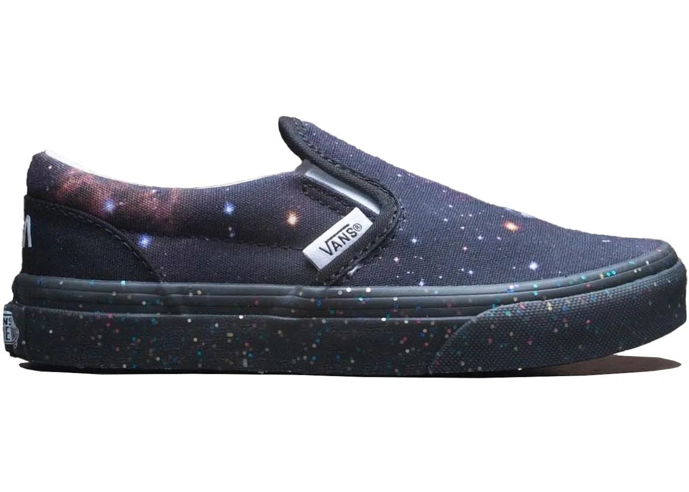 Детские кеды Lifestyle с принтом галактики Vans Classic Slip-On, Galaxy Black