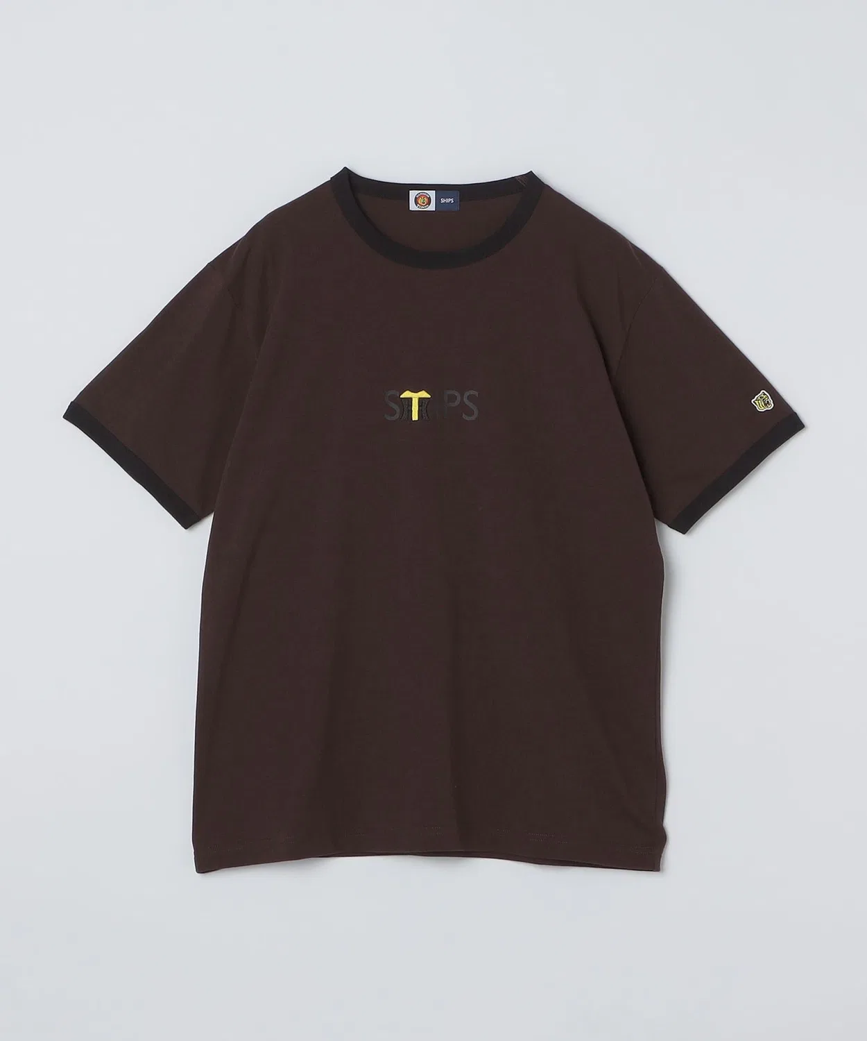 Детская футболка с длинным рукавом модель Tigers Ringer SHIPS, Brown
