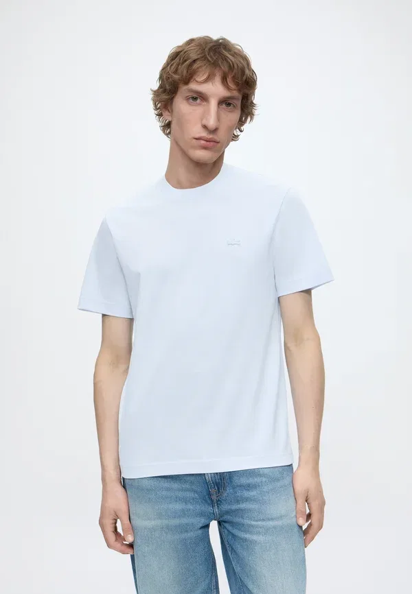 Футболка Lacoste, хлопок, светло-голубой