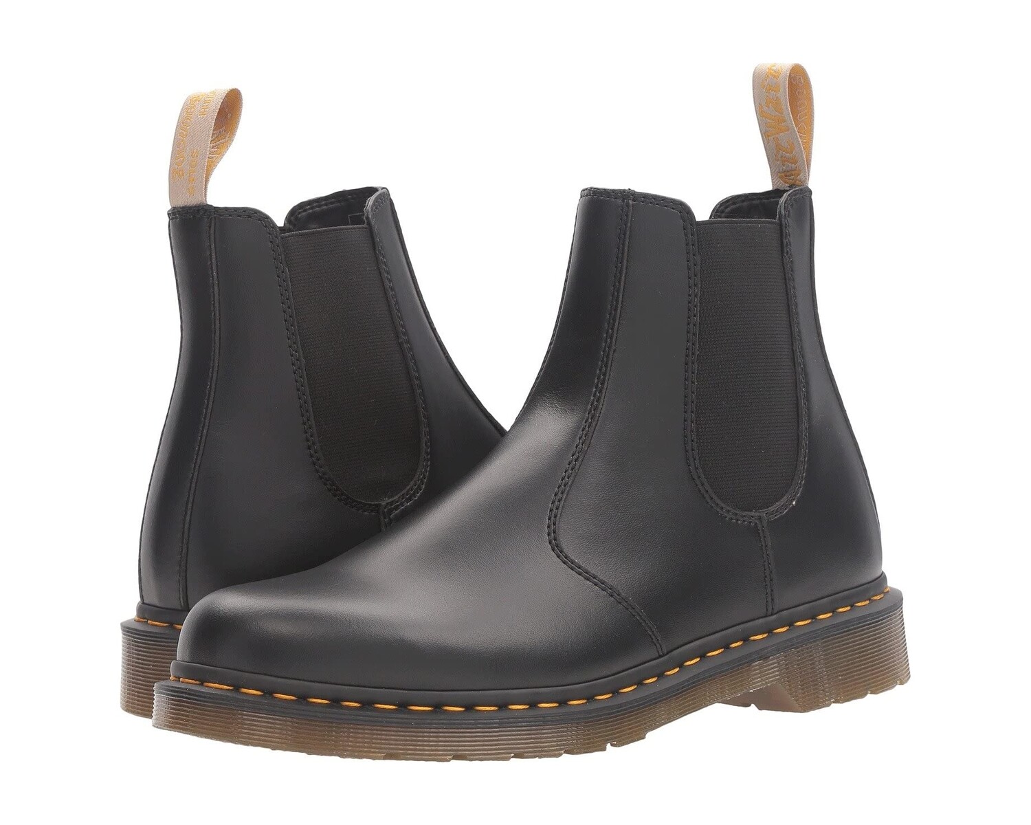 Ботинки мужские Dr. Martens 2976 Vegan челси на плоской подошве, черный — фото 3