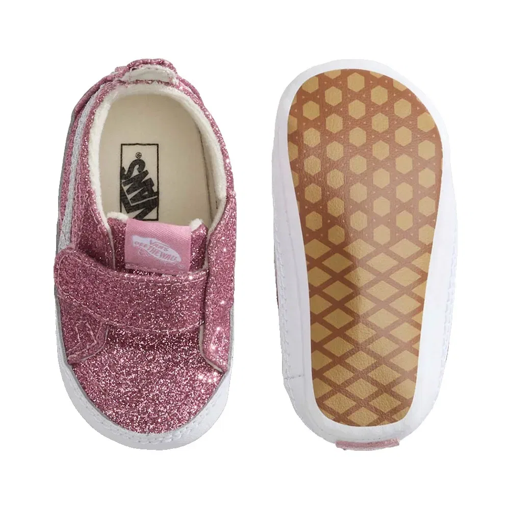Детские кроссовки для девочек SK8-Hi Crib Vans, Pink — фото 4