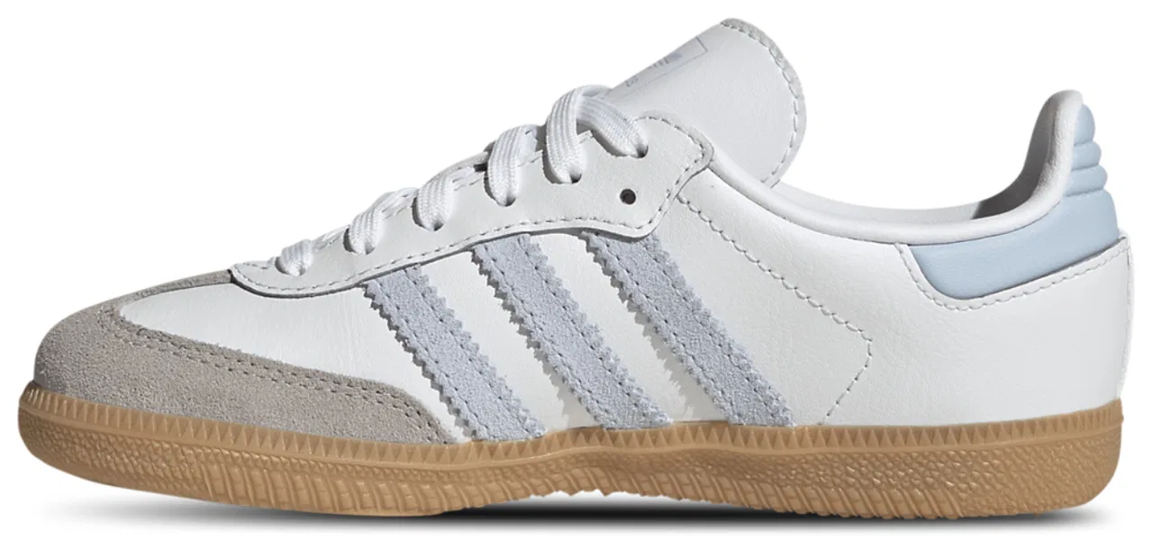 Кроссовки для мальчиков Samba OG Adidas, синий/белый — фото 2