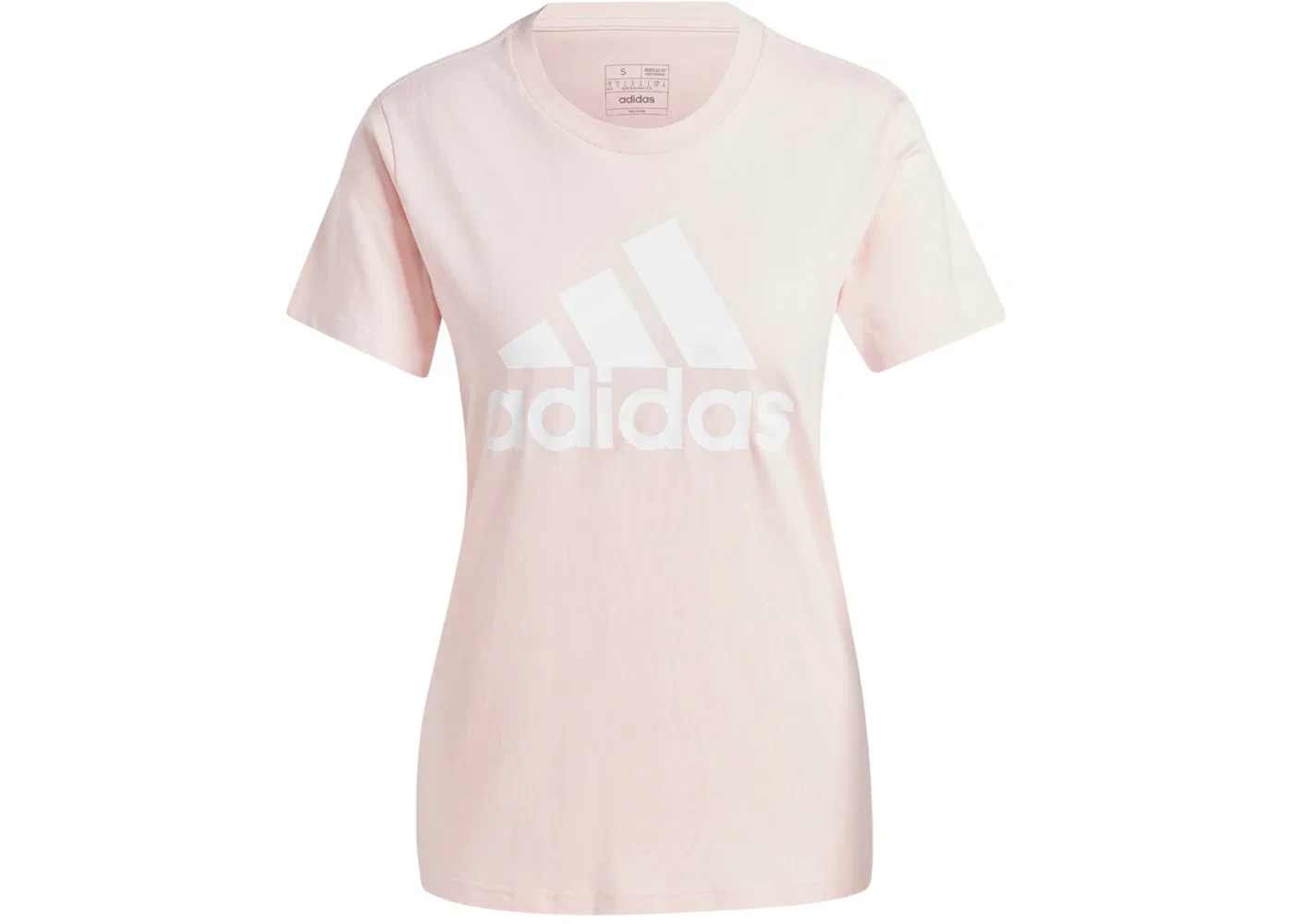 Женская футболка с логотипом Adidas, Sandy Pink