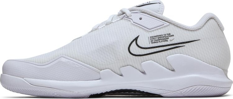 Бутсы Nike NikeCourt Air Zoom Vapor Pro 'White Black', белый — фото 4