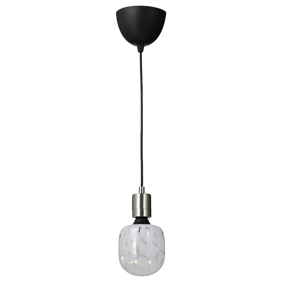 

Потолочный светильник+лампа Ikea Skaftet/Molnart Nickel-plated, белый