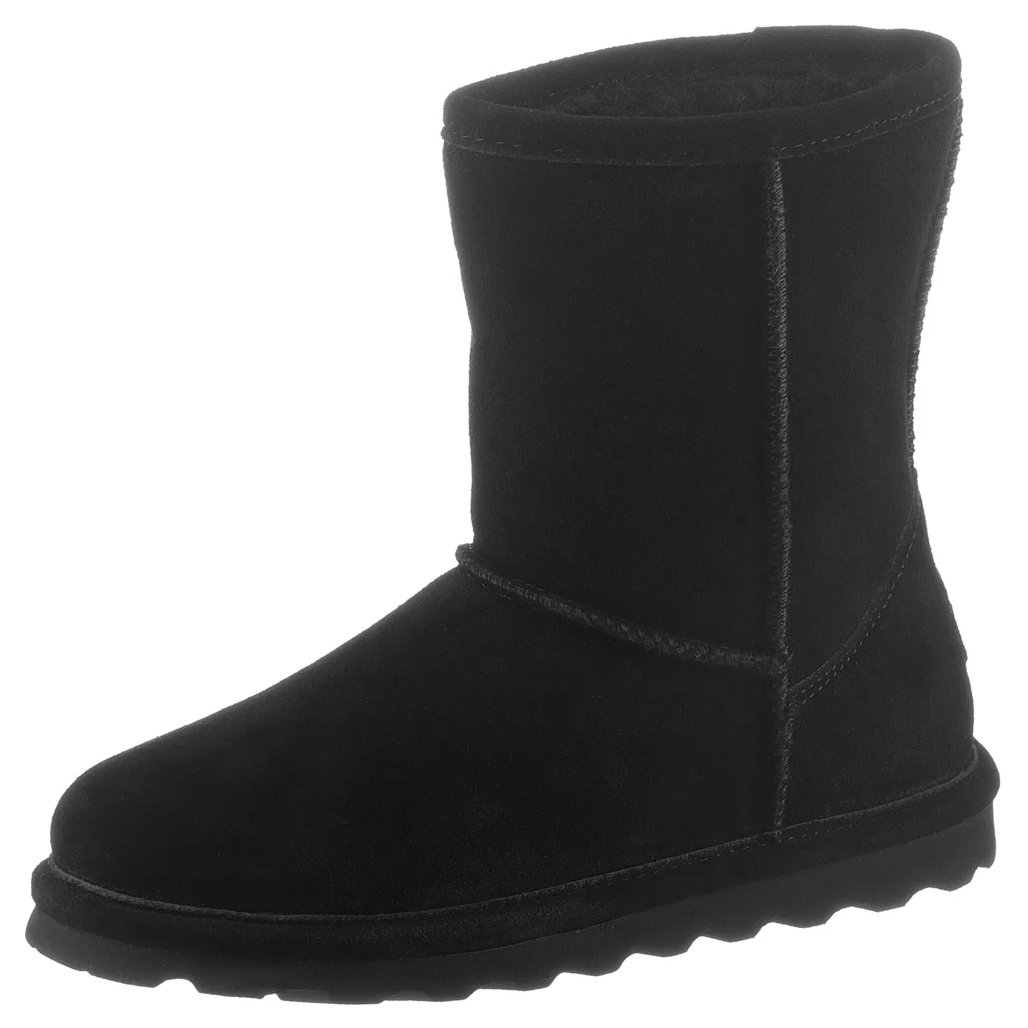 Детские зимние ботинки из нубука Bearpaw, Black