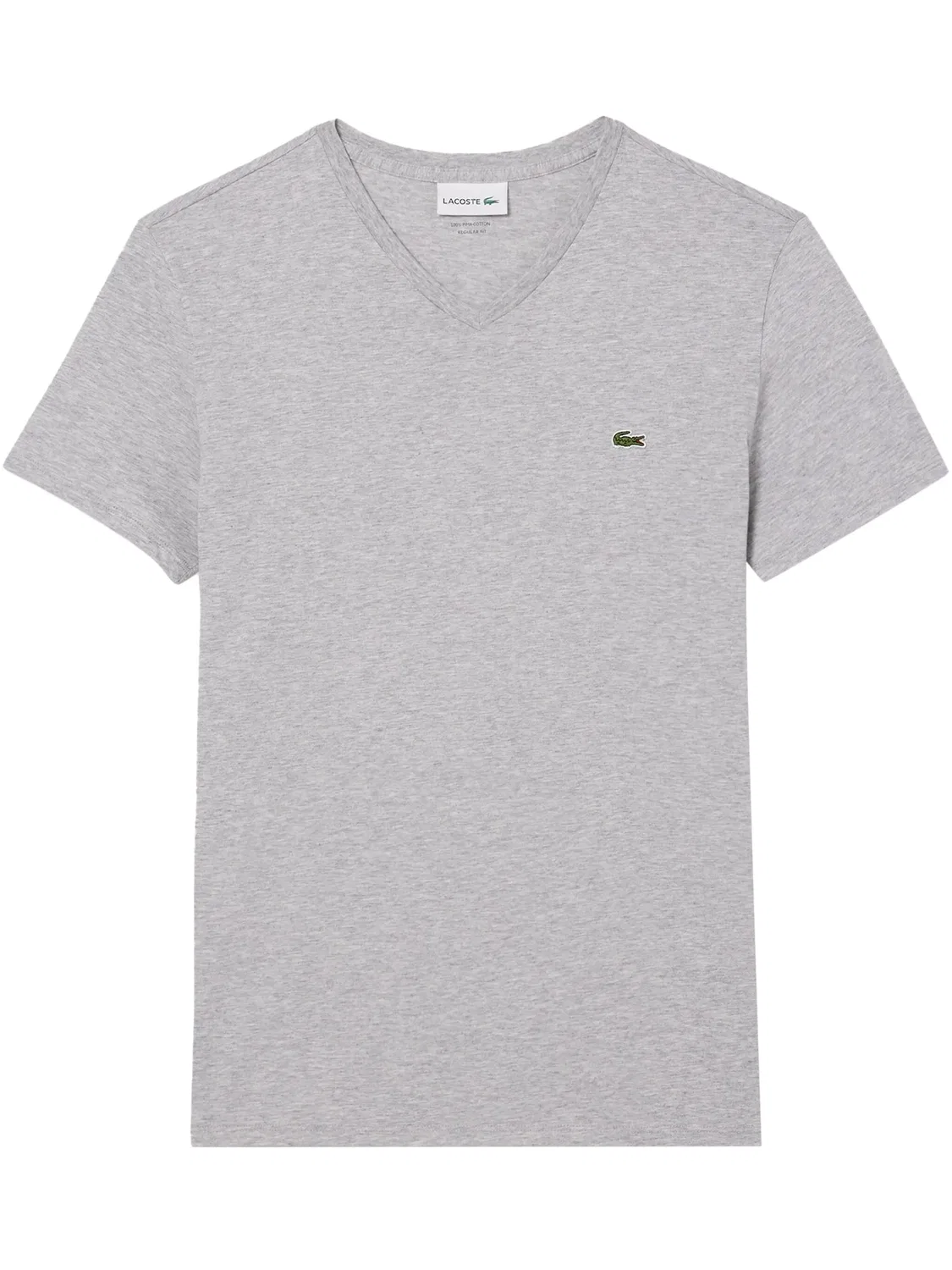 Футболка из хлопкового джерси Lacoste, серый