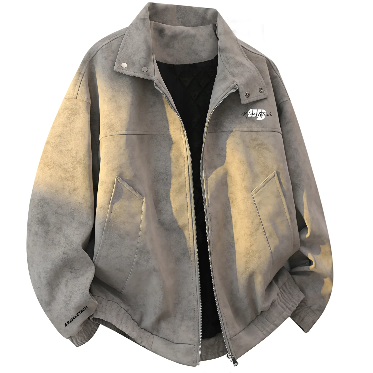 Детское утепленное пальто с капюшоном Khaki Thickened Puffer Jacket Version MUSCLETECH