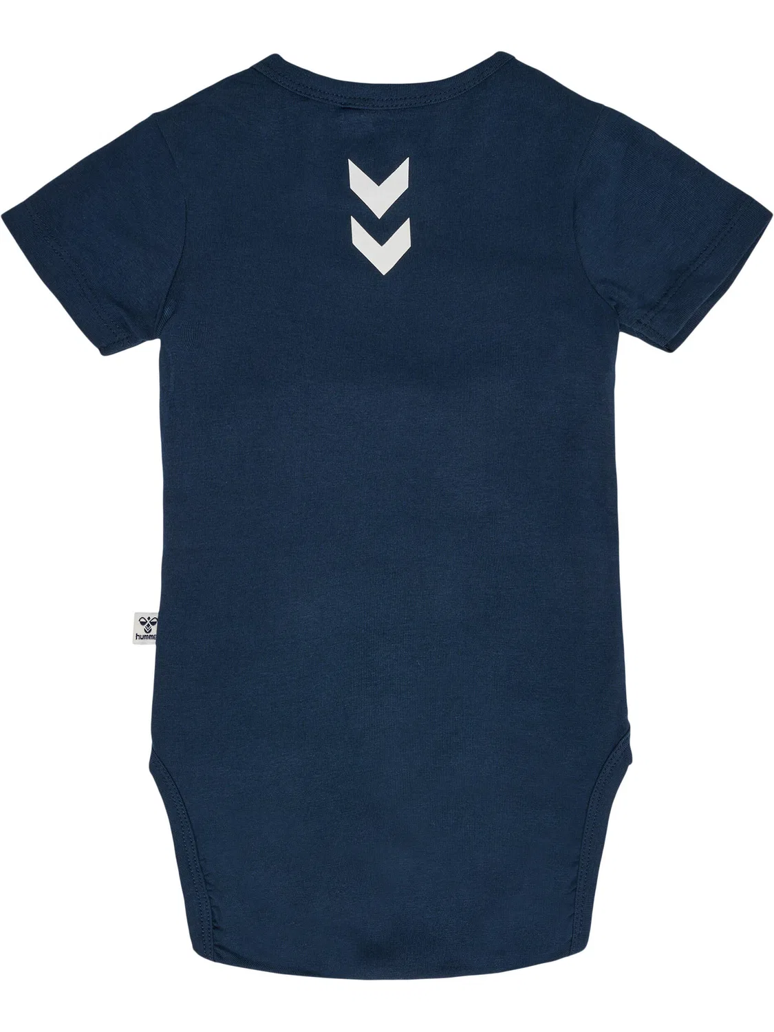 Детский хлопковый боди-комбинезон Hmlazur Lifestyle Hummel, Blau Navyblau Gletscherblau — фото 2