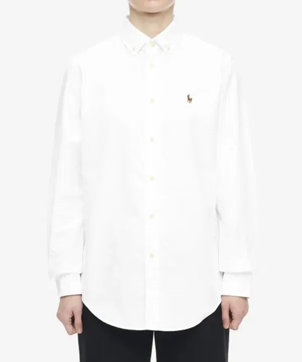 Оксфордская рубашка классического кроя Polo Ralph Lauren, белый — фото 3