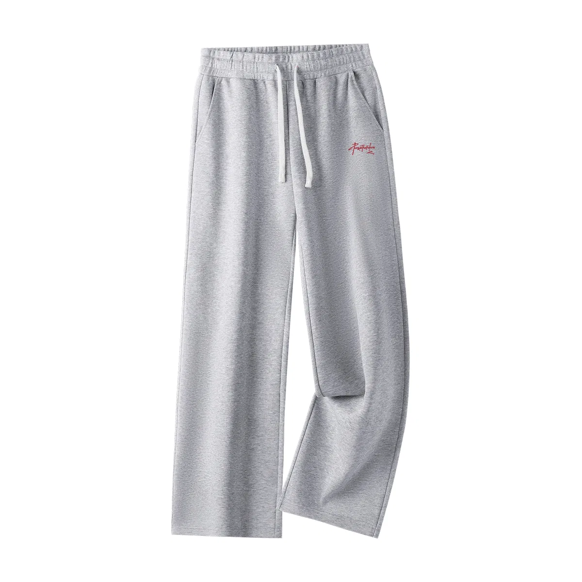Детские брюки прямого кроя Trendy Letter Pants Logo MINISO, Dark Gray — фото 3