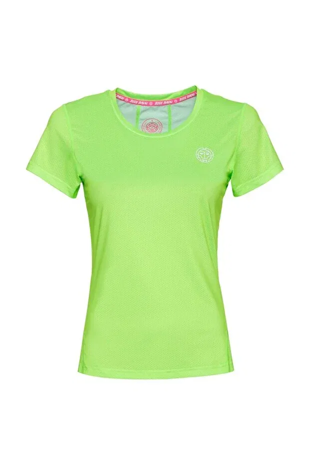 Детская футболка для девочек с коротким рукавом Calla Tech Bidi Badu, Neon Green