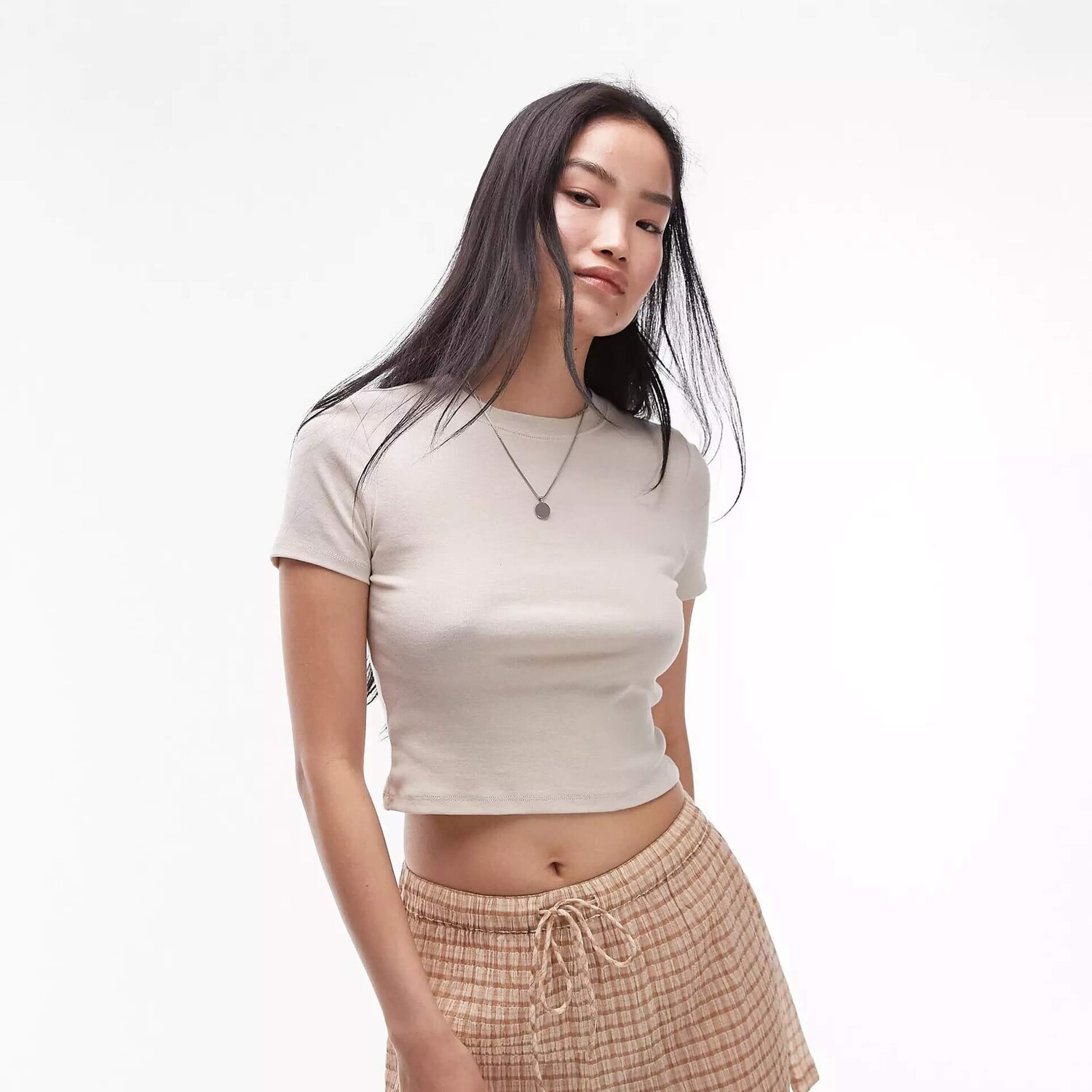 

Футболка Topshop, светло-серый