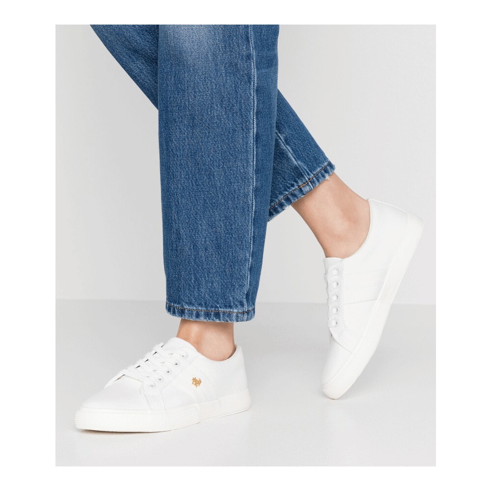 

Кроссовки Lauren Ralph Lauren Janson Ii Canvas Sneaker, optic white