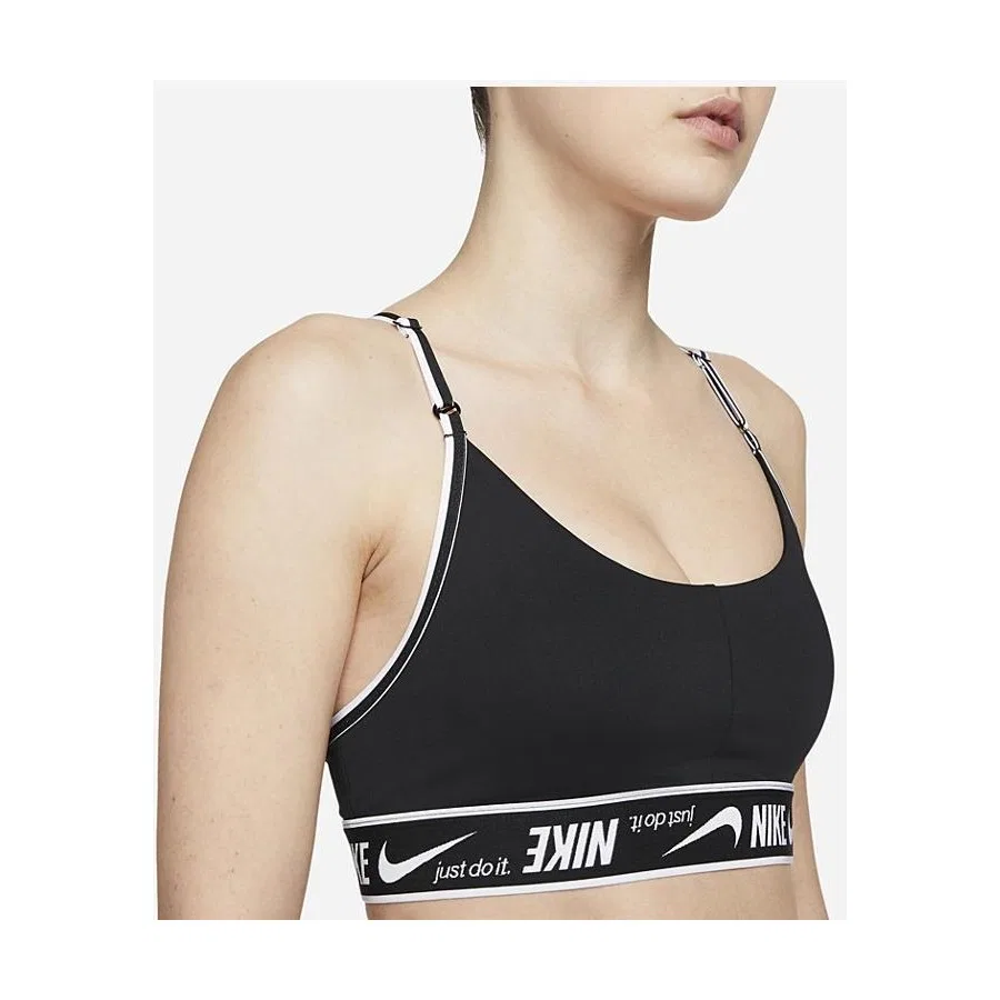 Спортивный бюстгальтер Nike W DF Indy Logo DM0560-010, Черный — фото 3