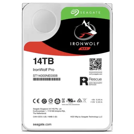 

Жесткий диск Seagate IronWolf Pro 14 ТБ 3.5" ST14000NE0008