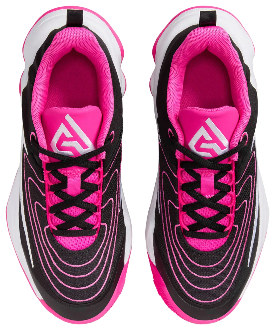 Кроссовки для мальчиков Giannis Immortality 4 Nike, цвет White/Black/Laser Fuchsia — фото 4