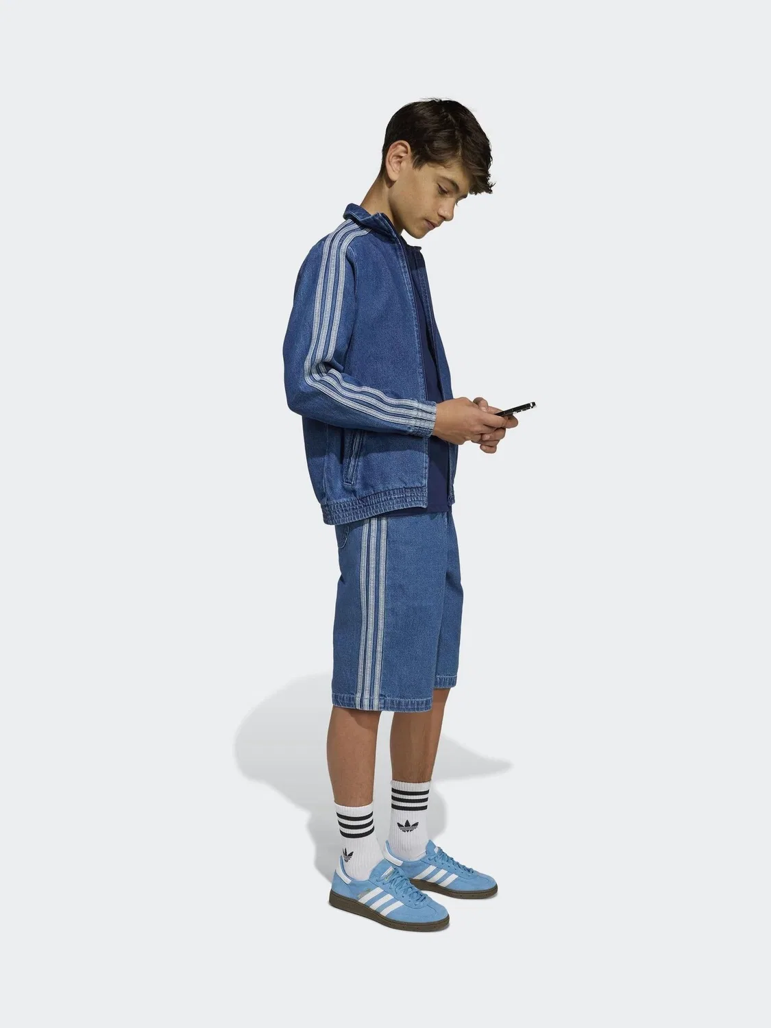 Куртка джинсовая Firebird, adidas Originals, синяя — фото 4